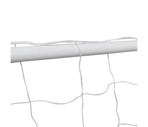 Futbola Vārti Ar Tīklu, 2 Gab., 182X61X122 Cm, Tērauds, Balti Vidaxl