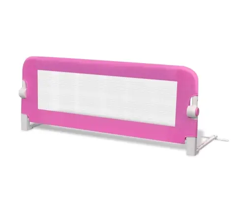 Apsauginiai Turėklai Vaiko Lovai, 2Vnt., Rožiniai, 102X42Cm