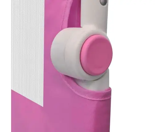 Apsauginiai Turėklai Vaiko Lovai, 2Vnt., Rožiniai, 150X42Cm