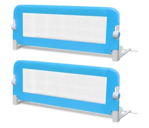 Voodiäär Väikelapse Voodile, 2 Tk, 102 X 42 cm Sinine