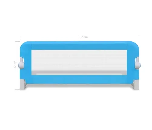 Voodiäär Väikelapse Voodile, 2 Tk, 102 X 42 cm Sinine