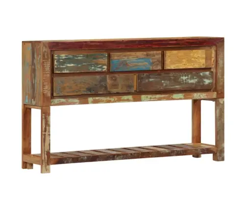 Šoninė Spintelė, 120X30X75cm Perdirbtos Medienos Masyvas