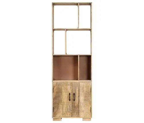 Knygų Lentyna, 60X35X180cm Mango Medienos Masyvas