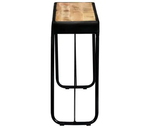 Konsoles Galdiņš, 140X35X76 Cm, Raupjš Mango Masīvkoks Vidaxl