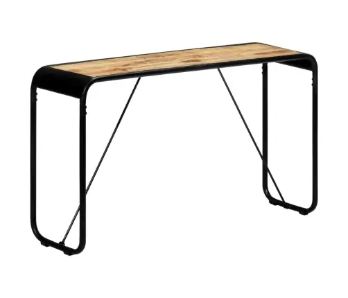 Konsoles Galdiņš, 140X35X76 Cm, Raupjš Mango Masīvkoks Vidaxl