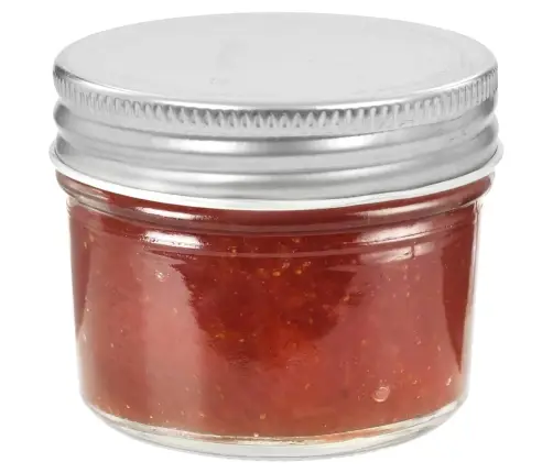 Hõbedaste Kaantega Klaasist Moosipurgid 96 Tk, 110 Ml