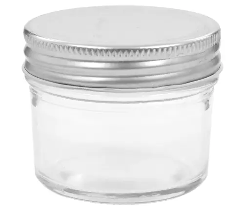 Hõbedaste Kaantega Klaasist Moosipurgid 96 Tk, 110 Ml