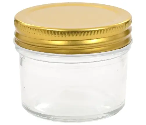 Kuldsete Kaantega Klaasist Moosipurgid 48 Tk, 110 Ml