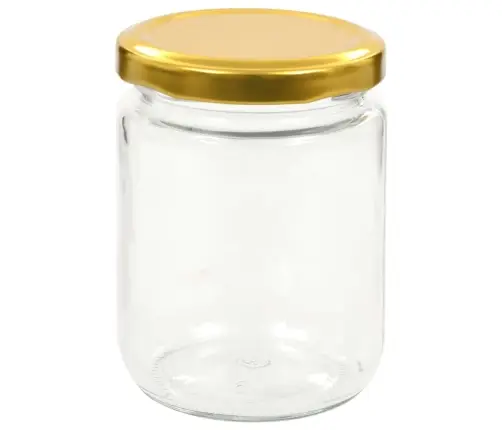 Ievārījuma Burciņas, Zelta Krāsas Vāciņi, 48 Gab., 230 Ml Vidaxl