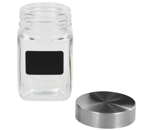 Uzglabāšanas Burkas Ar Uzlīmēm, 24 Gab., 300 Ml Vidaxl