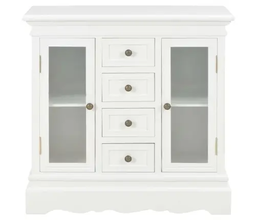 Puhvetkapp, Valge, 70 X 28 X 70 cm Toekas Männipuit