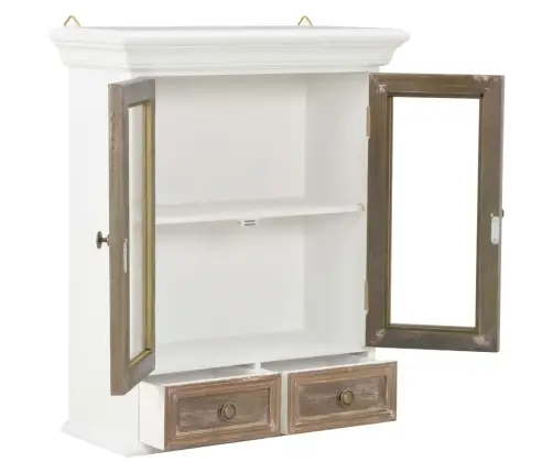 Seinakapp, Valge, 49X22X59 cm Tehispuit