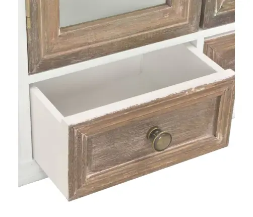 Seinakapp, Valge, 49X22X59 cm Tehispuit