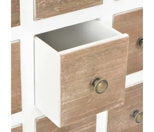 Kumode, 54X30X80 Cm, Masīvkoks, Balta Vidaxl