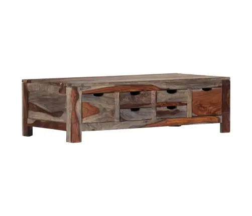 Kafijas Galdiņš, 100X50X30 Cm, Masīvs Rožkoks, Pelēks Vidaxl