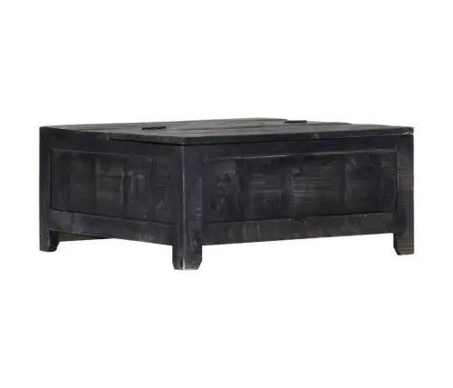 Kafijas Galdiņš, 65X65X30 Cm, Mango Masīvkoks, Melns Vidaxl