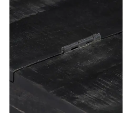 Kafijas Galdiņš, 65X65X30 Cm, Mango Masīvkoks, Melns Vidaxl