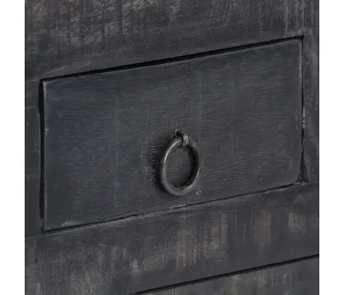 Kafijas Galdiņš, 65X65X30 Cm, Mango Masīvkoks, Melns Vidaxl