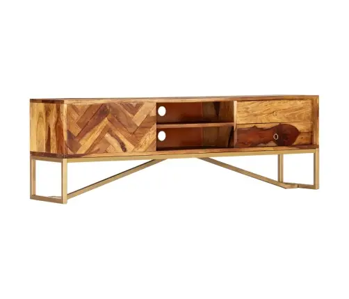 Tv Skapītis, 140X30X45 Cm, Masīvs Rožkoks Vidaxl