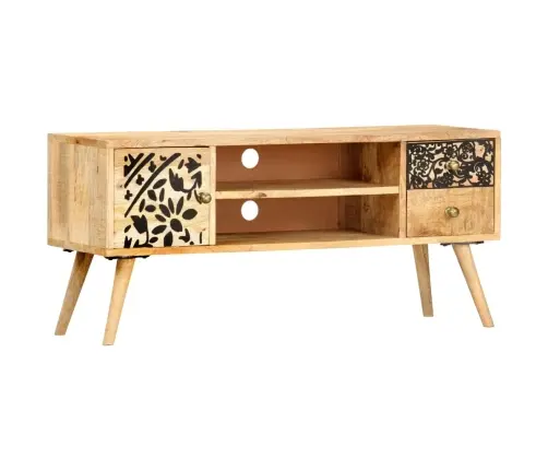 Tv Skapītis, 100X30X45 Cm, Mango Masīvkoks Vidaxl Tv Skapītis, 100X30X45 Cm, Mango Masīvkoks Vidaxl