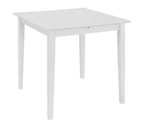 Izvelkams Virtuves Galds, (80-120)X80X74 Cm, Balts Mdf Vidaxl