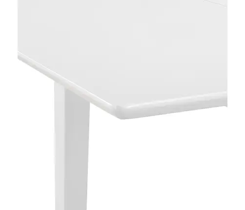 Izvelkams Virtuves Galds, (80-120)X80X74 Cm, Balts Mdf Vidaxl