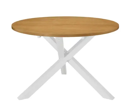 Virtuves Galds, 120X75 Cm, Balts Mdf Vidaxl