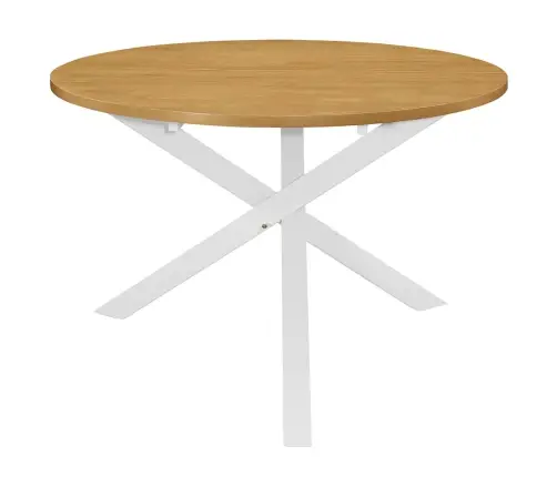 Virtuves Galds, 120X75 Cm, Balts Mdf Vidaxl