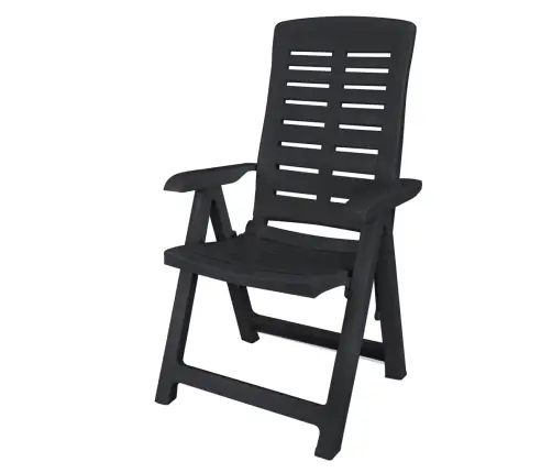 11-Osaline Aiamööblikomplekt, Plast, Antratsiithall