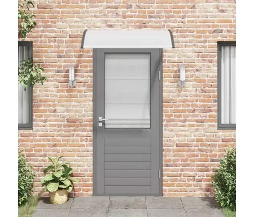 Ukse Varikatus, Must Ja Läbipaistev, 120 X 75 cm Pc