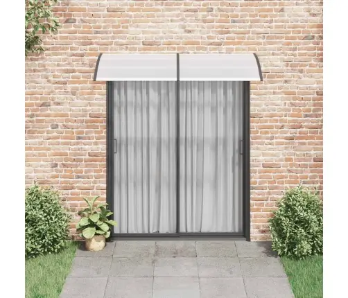 Ukse Varikatus, Must Ja Läbipaistev, 200 X 75 cm Pc