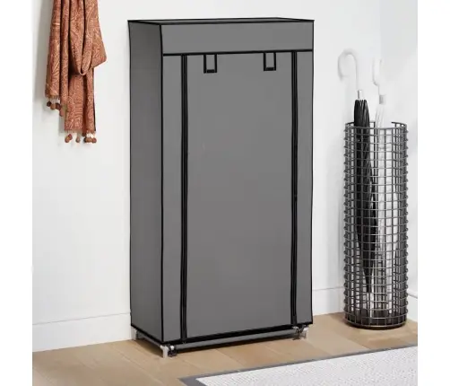 Spintelė Batams Su Apdangalu, Pilkos Sp., 58X28X106cm Aud.