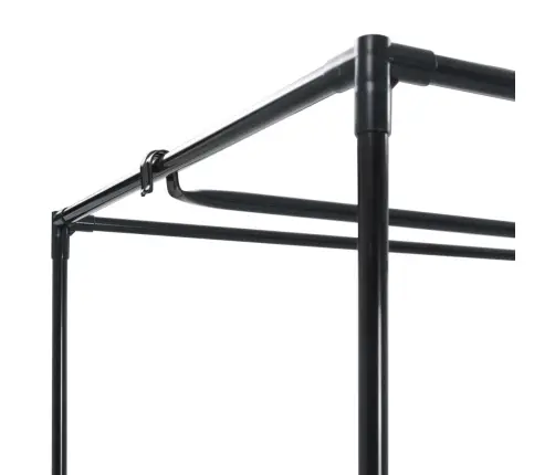 Skapis, 75X50X160 Cm, Melns Vidaxl