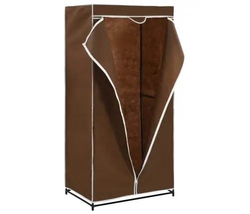Riidekapp Pruun 75 X 50 X 160 Cm