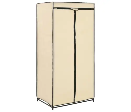 Skapji, 2 Gab., 75X50X160 Cm, Krēmkrāsā Vidaxl