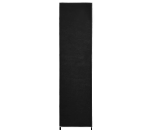 Skapis Ar 4 Nodalījumiem, Melns, 175X45X170 Cm Vidaxl