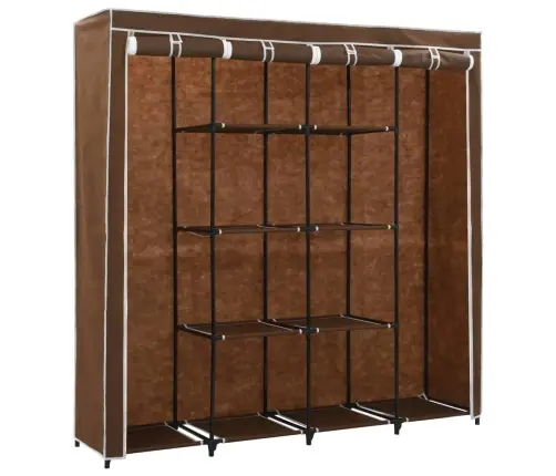 Skapis Ar 4 Nodalījumiem, Brūns, 175X45X170 Cm Vidaxl