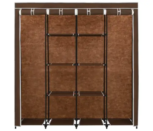 Skapis Ar 4 Nodalījumiem, Brūns, 175X45X170 Cm Vidaxl