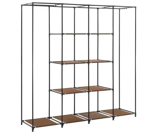 Skapis Ar 4 Nodalījumiem, Brūns, 175X45X170 Cm Vidaxl