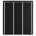 Drab. Spinta Su Skyr. Ir Stryp., Juoda, 150X45X175cm Audinys