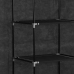 Drab. Spinta Su Skyr. Ir Stryp., Juoda, 150X45X175cm Audinys