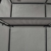Drab. Spinta Su Skyr. Ir Stryp., Pilka, 150X45X175cm Audinys