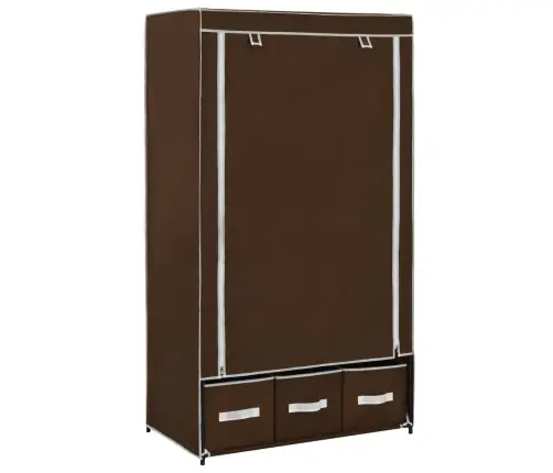 Garderoob, Pruun, 87 X 49 X 159 cm Kangas