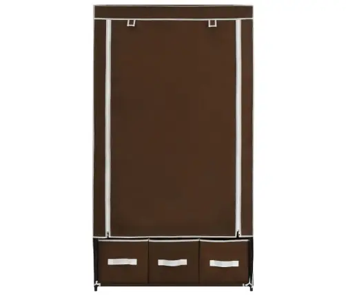 Garderoob, Pruun, 87 X 49 X 159 cm Kangas