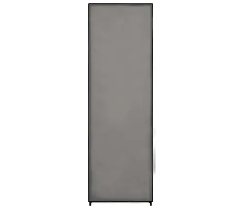 Skapis, 87X49X159 Cm, Pelēks Audums Vidaxl