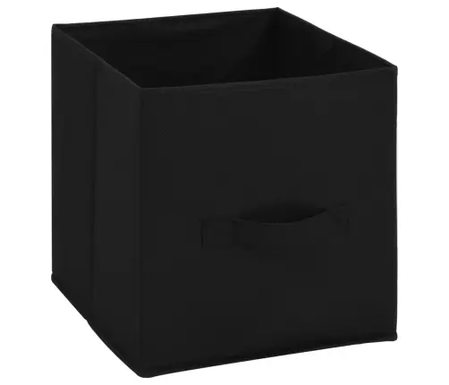 Plaukts Ar 4 Auduma Groziem, Melns, 63X30X71 Cm, Tērauds Vidaxl