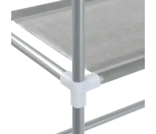 Plaukts Veļasmašīnai, 3 Plaukti, Sudraba Krāsā, 69X28X169 Cm Vidaxl