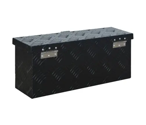 Aliuminio Dėžė, Juoda, 485X140X200 Mm