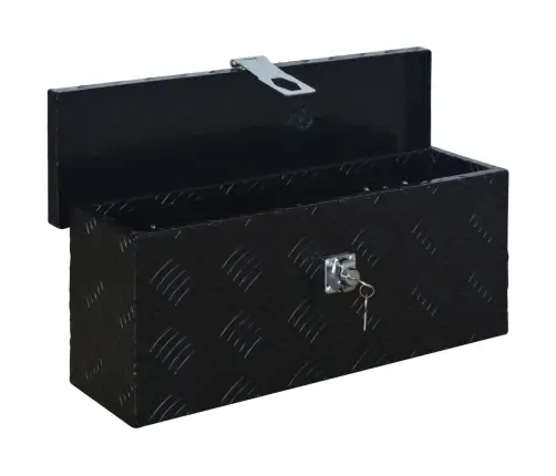 Aliuminio Dėžė, Juoda, 485X140X200 Mm