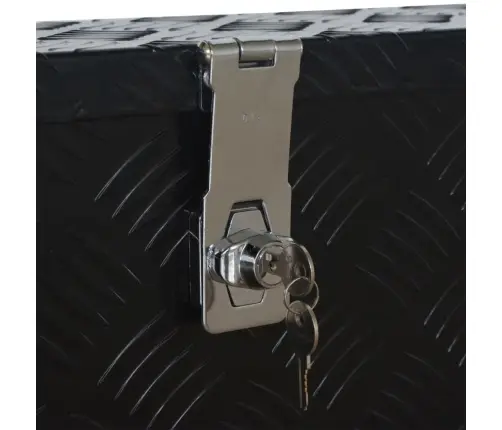 Aliuminio Dėžė, Juoda, 485X140X200 Mm